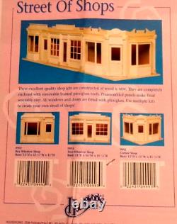 HOUSEWORKS STREET OF SHOPS TWO WINDOW SHOP 1/12 scale DOLLHOUE