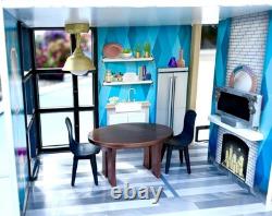 HTF KidKraft Wooden Dollhouse Bianca City Life 4-Story Tons Of Accessories L@@K HTF KidKraft Wooden Dollhouse Bianca City Life 4-Story Tons Of Accessories L@@K