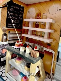 HTF KidKraft Wooden Dollhouse Bianca City Life 4-Story Tons Of Accessories L@@K