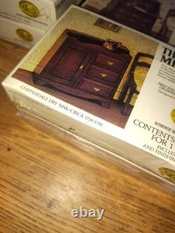 HUGE Lot 30+ The House Of Miniatures Complete VTG Doll Furniture (With Decor)