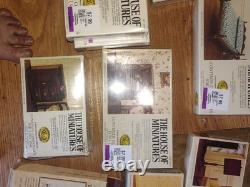 HUGE Lot 30+ The House Of Miniatures Complete VTG Doll Furniture (With Decor)