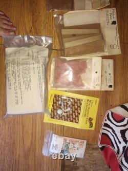 HUGE Lot 30+ The House Of Miniatures Complete VTG Doll Furniture (With Decor)