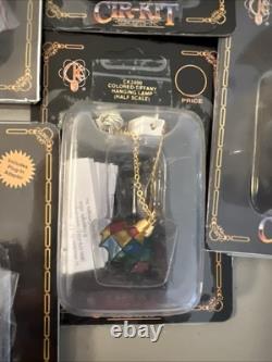 Half Inch Scale Lot Cir-Kit Concepts Dollhouse Chandelier And Hanging Lamp Lot