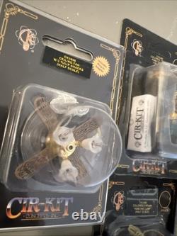 Half Inch Scale Lot Cir-Kit Concepts Dollhouse Chandelier And Hanging Lamp Lot