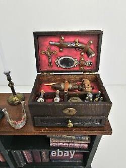 Hand Made 112th scale Miniature Vampire Hunting Kit