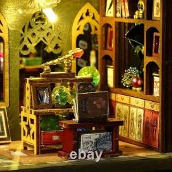 Handmade 3D Stereo Assembly Magic Hut, DIY Retro Design Assembly Building Model