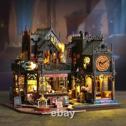 Handmade 3D Stereo Assembly Magic Hut, DIY Retro Design Assembly Building Model