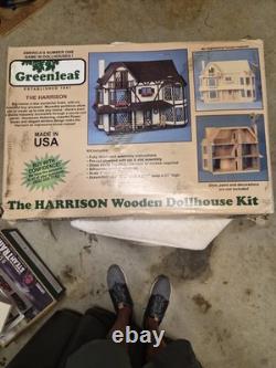 Harrison Dollhouse Kit by Greenleaf Dollhouses, An Unfinished Scale Tudor Home