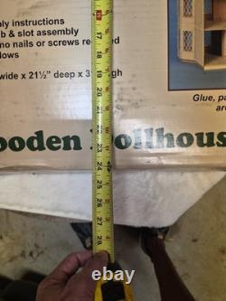 Harrison Dollhouse Kit by Greenleaf Dollhouses, An Unfinished Scale Tudor Home