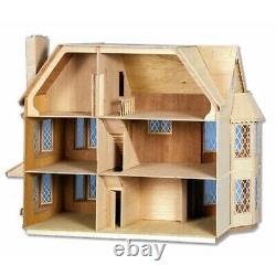 Harrison Tudor Farmhouse Dollhouse Miniature House (Partially Completed Kit)