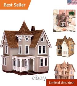 Heirloom-Quality Fairfield Dollhouse Kit Large 1/24 Scale Victorian Design