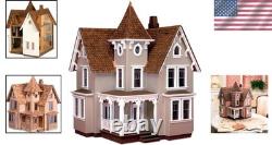 Heirloom-Quality Fairfield Dollhouse Kit Large 1/24 Scale Victorian Design