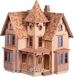 Heirloom-Quality Fairfield Dollhouse Kit Large 1/24 Scale Victorian Design