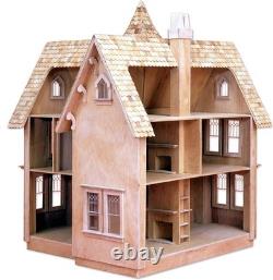 Heirloom-Quality Fairfield Dollhouse Kit Large 1/24 Scale Victorian Design