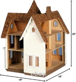 Heirloom-Quality Fairfield Dollhouse Kit Large 1/24 Scale Victorian Design