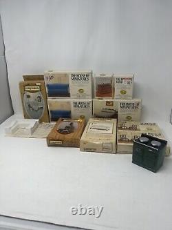 House of Miniature Kits 112 Scale Lot of 10 Opened Dollhouse Furniture Kits NEW