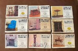 House of Miniatures Lot1 15 Furniture Kits Chippendale Queen Anne 1700-1800's