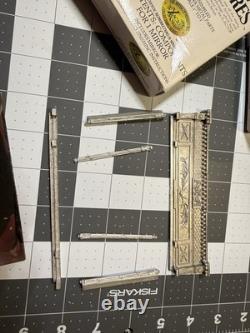 House of Miniatures McIntire Glass 112 Dollhouse Pewter Mirror Kit