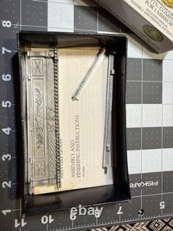 House of Miniatures McIntire Glass 112 Dollhouse Pewter Mirror Kit