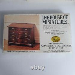 House of Miniatures Mixed Lot 8 Chippendale Kits Mirror Bed Chest Chair & More