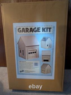 Houseworks 9997 Garage Kit Unfinished Wood, 1/12 Scale Dollhouse