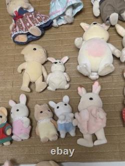 Huge Calico Critters Lot Red Roof Country Home Tree House Furniture Figures