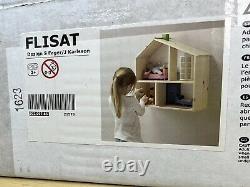 IKEA FLISAT Doll house/wall shelf wood solid pine