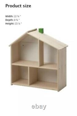 IKEA FLISAT Doll house/wall shelf wood solid pine