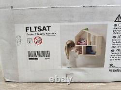 Ikea Flisat Doll House Wall Shelf Solid Wood Pine 502.907.85 New In Sealed Box