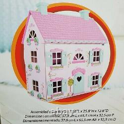 Imaginarium Country Mansion Dollhouse Large Pink Doll House With Accessories