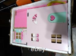Imaginarium Country Mansion Dollhouse Large Pink With Accessories UNUSED
