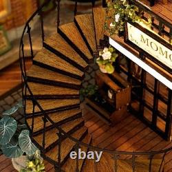 Interactive Forest Tea Shop DIY Dollhouse Perfect Gift for Craft Lovers