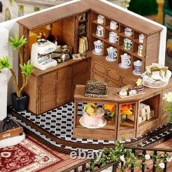 Interactive Forest Tea Shop DIY Dollhouse Perfect Gift for Craft Lovers