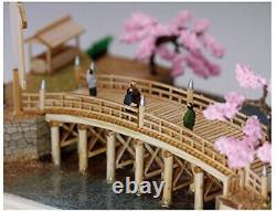 Japanese Old Nihonbashi Bridge / Miniature Doll House Kit Handcraft WoodyJOE