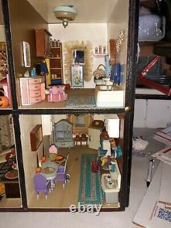 Japanese Oriental Themed Dollhouse Custom Dollhouse Furniture 23 X 22.5 X 12