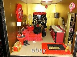 Japanese Oriental Themed Dollhouse Custom Dollhouse Furniture 23 X 22.5 X 12