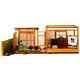 Japanese Style Room Front Yard & Entrance 112 Doll House Handmade Building Kit