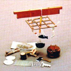 Japanese-style Doll House Handmade Kit Hearth Accessory Set A209 New from JAPAN