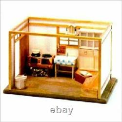 Japanese style Room Kitchen 1/12 size Doll House Handmade Kit Retro A005 New