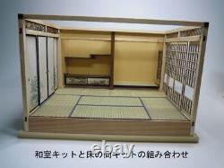 Japanese style Room SET of 3 Doll House Handmade Miniature Kit Wooden 1/12 Japan