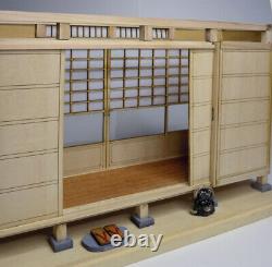 Japanese style Room SET of 3 Doll House Handmade Miniature Kit Wooden 1/12 NEW
