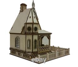 Jasmine Gothic Cottage Dolls House 148 Quarter Scale laser Cut Flat Pack Kit