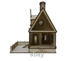 Jasmine Gothic Cottage Dolls House 148 Quarter Scale laser Cut Flat Pack Kit