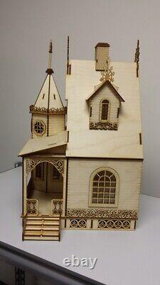 Jasmine Gothic Victorian Cottage 124 Scale Dollhouse Kit