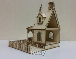 Jasmine Gothic Victorian Cottage 148 Scale Dollhouse Kit
