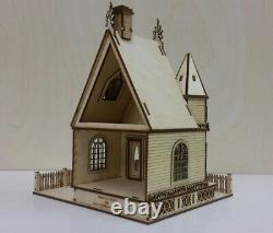 Jasmine Gothic Victorian Cottage 148 Scale Dollhouse Kit