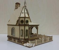Jasmine Gothic Victorian Cottage 148 Scale Dollhouse Kit