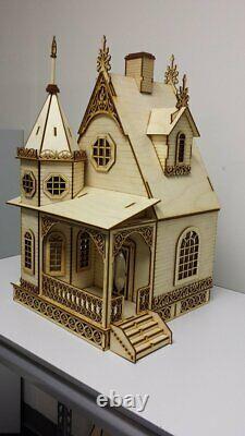 Jasmine Gothic Victorian Cottage Dollhouse (124 scale)