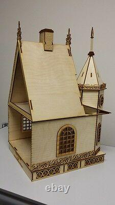 Jasmine Gothic Victorian Cottage Dollhouse 124 scale