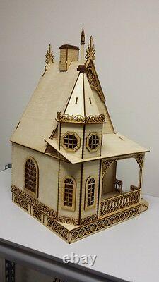 Jasmine Gothic Victorian Cottage Dollhouse 124 scale